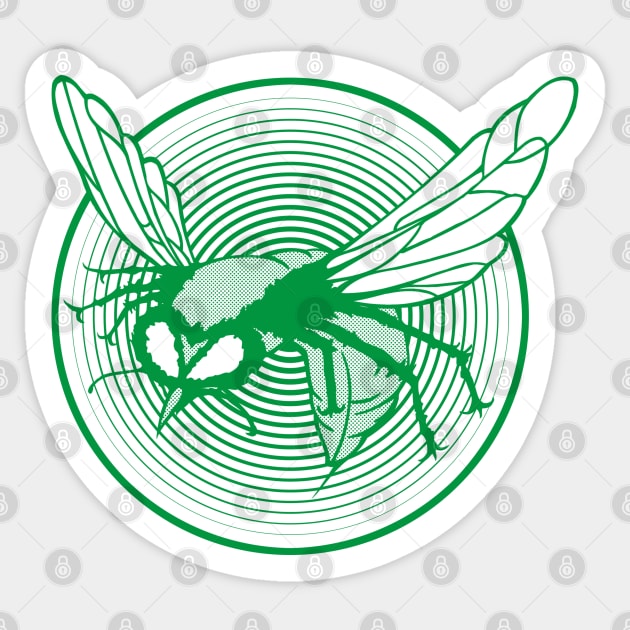 THE GREEN HORNET - 2.0 Sticker by ROBZILLA